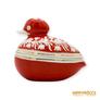 Kép 5/8 - Hollóházi porcelán -  Piros kacsa bonbonier