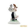 Kép 5/10 - Herendi porcelán -  Hintalovat tartó lány