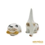 Kép 7/8 - Aquincumi porcelán -  Bólogató kutya