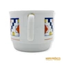 Kép 6/7 - Zsolnay porcelán -  Geometrikus mintájú bögre