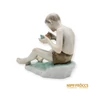 Kép 5/10 - Zsolnay porcelán -  Dinnyeevő fiú
