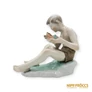 Kép 6/10 - Zsolnay porcelán -  Dinnyeevő fiú