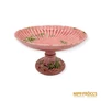 Kép 1/6 - Porcelán, kerámia - Rózsaszín kínáló tál
