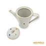 Kép 4/10 - Hollóházi porcelán -  Pöttyös kávés készlet