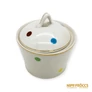 Kép 6/10 - Hollóházi porcelán -  Pöttyös kávés készlet