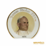 Kép 1/8 - Aquincumi porcelán - II. János Pál pápa 1981 plakett