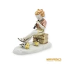 Kép 1/10 - Metzler & Ortloff porcelán - Csibéknek furulyázó fiú