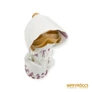 Kép 9/10 - Aquincumi porcelán -  Esernyős főkötős nő