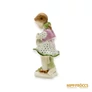 Kép 6/10 - Herendi porcelán -  Kislány babával