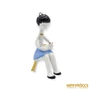 Kép 2/11 - Aquincumi porcelán -  Cicát simogató kislány