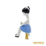 Kép 5/11 - Aquincumi porcelán -  Cicát simogató kislány