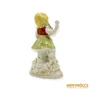 Kép 4/10 - Sitzendorf porcelán -  Kislány virággal