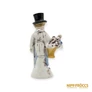 Kép 4/10 - Sitzendorf porcelán -  Kisfiú virággal