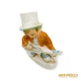 Kép 9/10 - Sitzendorf porcelán -  Kisfiú gitárral
