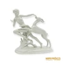 Kép 1/10 - Schaubach Kunst porcelán - Fiatal nő őzzel