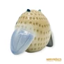 Kép 6/10 - Aquincumi porcelán -  Bagoly aquazúr festéssel