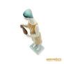 Kép 9/10 - Zsolnay porcelán -  Csíkos ruhás nő korsóval