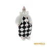 Kép 1/10 - Hollóházi porcelán - Bohóc kockás ruhában