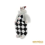 Kép 8/10 - Hollóházi porcelán -  Bohóc kockás ruhában