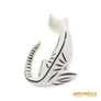 Kép 5/10 - Hollóházi porcelán -  Art deco macska