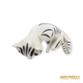 Kép 9/10 - Hollóházi porcelán -  Art deco macska