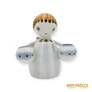 Kép 1/10 - Aquincumi porcelán - Aquazúr angyal két gyertyatartóval