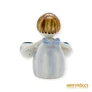 Kép 5/10 - Aquincumi porcelán -  Aquazúr angyal két gyertyatartóval