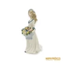Kép 2/9 - Porcelanas del Mediterraneo porcelán -  Lány virágokkal