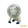 Kép 2/10 - Aquincumi porcelán -  Aquazúr ülő oroszlán