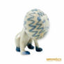 Kép 3/10 - Aquincumi porcelán -  Aquazúr ülő oroszlán