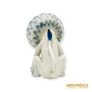 Kép 6/10 - Aquincumi porcelán -  Aquazúr ülő oroszlán