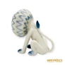 Kép 7/10 - Aquincumi porcelán -  Aquazúr ülő oroszlán