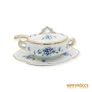 Kép 1/8 - Hüttl Tivadar porcelán - Mustáros tálka kanállal