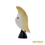 Kép 5/10 - Hollóházi porcelán -  Csíkos hal