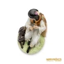 Kép 9/10 - Zsolnay porcelán -  Furuláyzó juhász kutyával