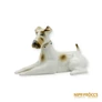 Kép 1/10 - Zsolnay porcelán - Fekvő kutya