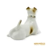 Kép 6/10 - Zsolnay porcelán -  Fekvő kutya