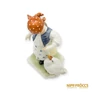 Kép 9/10 - Herendi porcelán -  Kislány libával