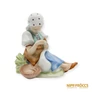 Kép 2/10 - Zsolnay porcelán -  Libatömő lány
