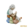 Kép 3/10 - Zsolnay porcelán -  Libatömő lány