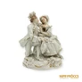 Kép 8/10 - Sitzendorf porcelán -  Barokk pár