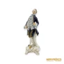 Kép 8/10 - Kämmer porcelán -  Barokk férfi kék kabátban