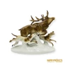 Kép 1/10 - Lippelsdorf porcelán - Szarvas és két kutya