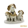 Kép 1/10 - Lippelsdorf porcelán - Kutya család