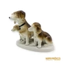 Kép 2/10 - Lippelsdorf porcelán -  Kutya család