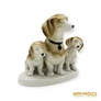 Kép 8/10 - Lippelsdorf porcelán -  Kutya család
