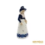 Kép 2/10 - Lippelsdorf porcelán -  Csengettyű nőalak kosárral