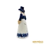 Kép 6/10 - Lippelsdorf porcelán -  Csengettyű nőalak kosárral