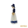 Kép 7/10 - Lippelsdorf porcelán -  Csengettyű nőalak kosárral