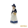 Kép 8/10 - Lippelsdorf porcelán -  Csengettyű nőalak kosárral